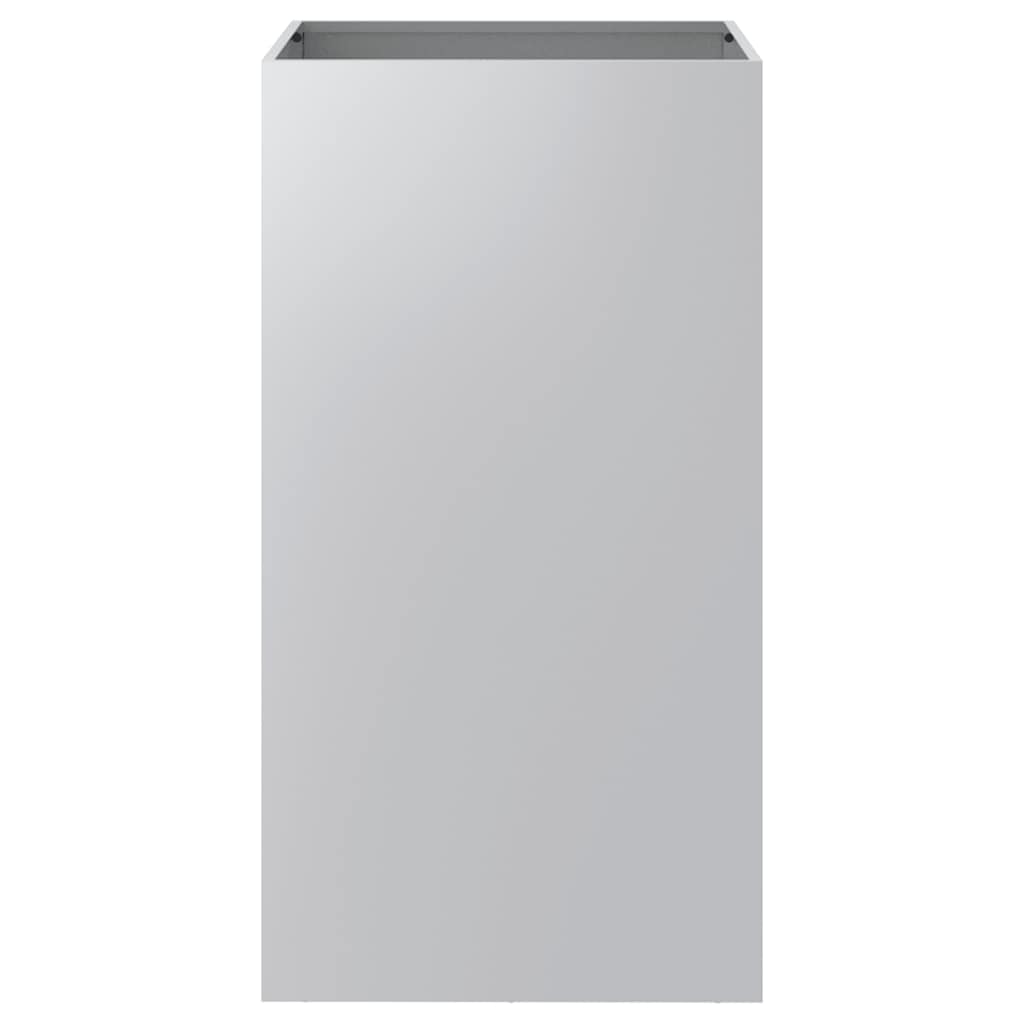 Planter Silver 42x38x75 cm Galvanised Steel