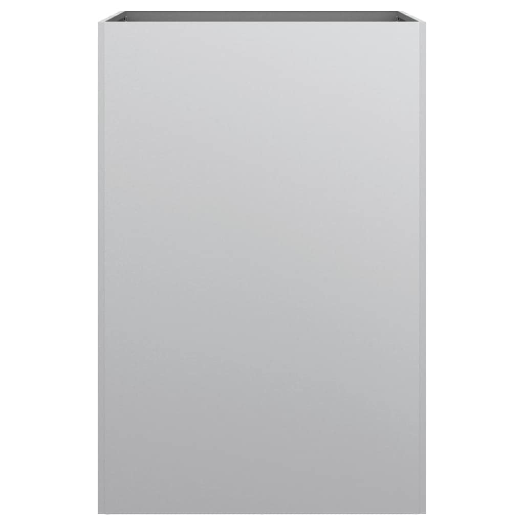 Planter Silver 52x48x75 cm Galvanised Steel