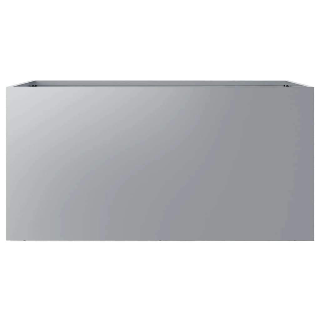 vidaXL Planter Silver 62x30x29 cm Galvanised Steel