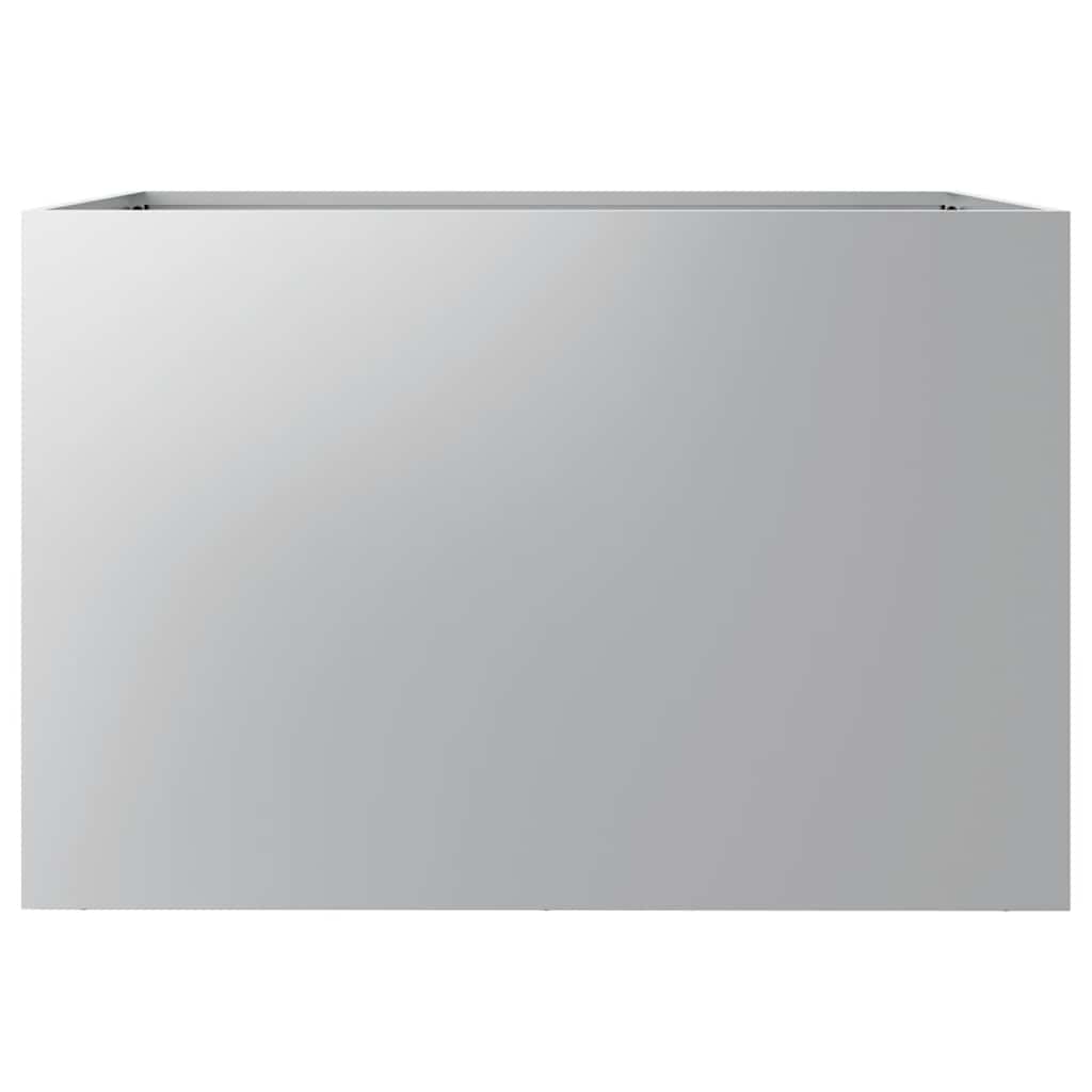 Planter Silver 62x47x46 cm Galvanised Steel