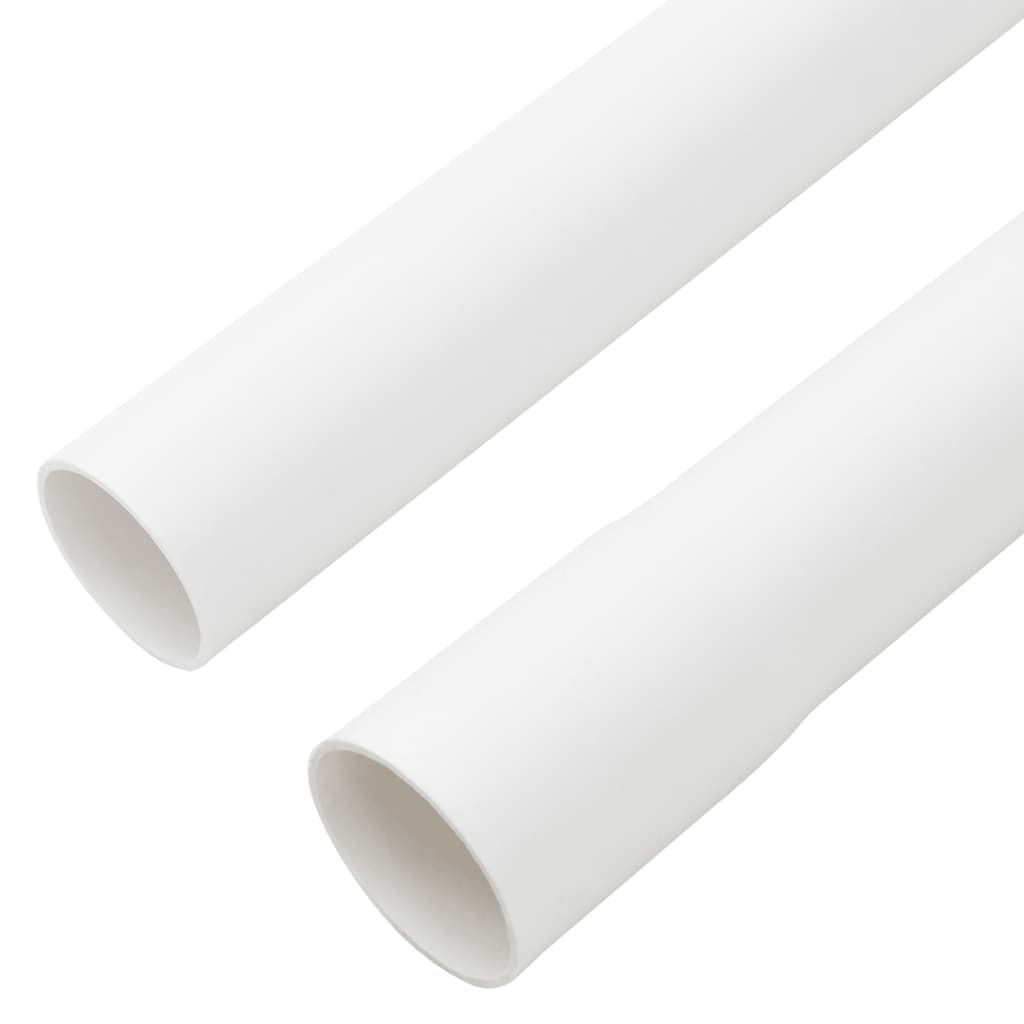 vidaXL Cable Trunkings Ø30 mm 10 m PVC