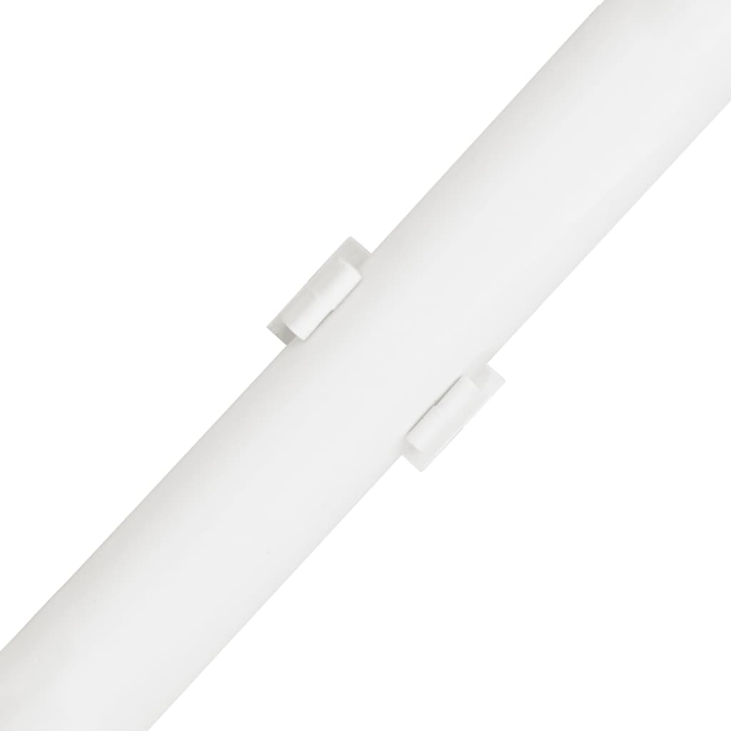 vidaXL Cable Trunkings with Clips Ø30 mm 10 m PVC