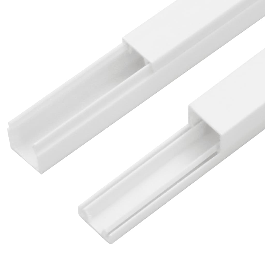 vidaXL Cable Trunking 15x10 mm 10 m PVC