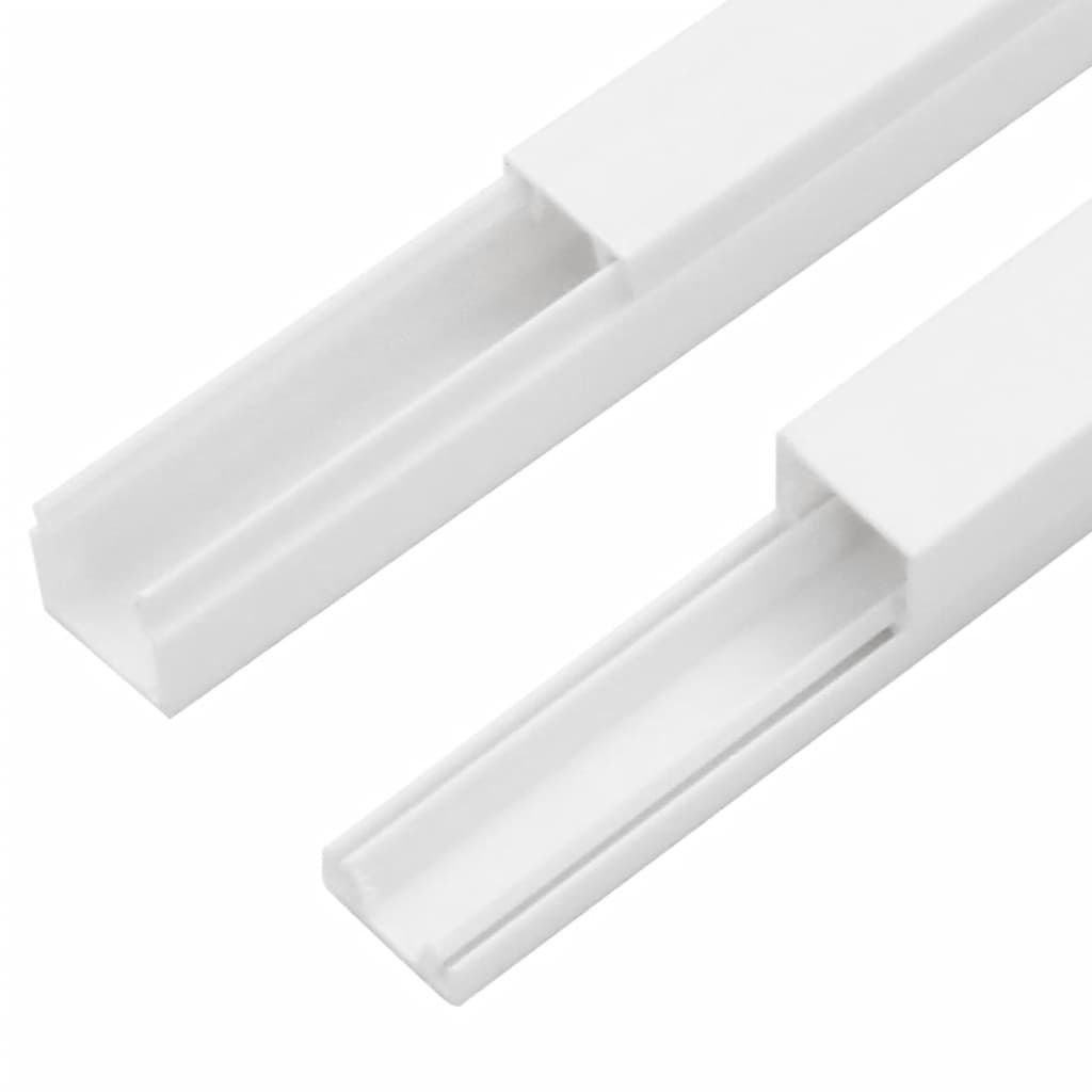 vidaXL Cable Trunking 30x15 mm 10 m PVC