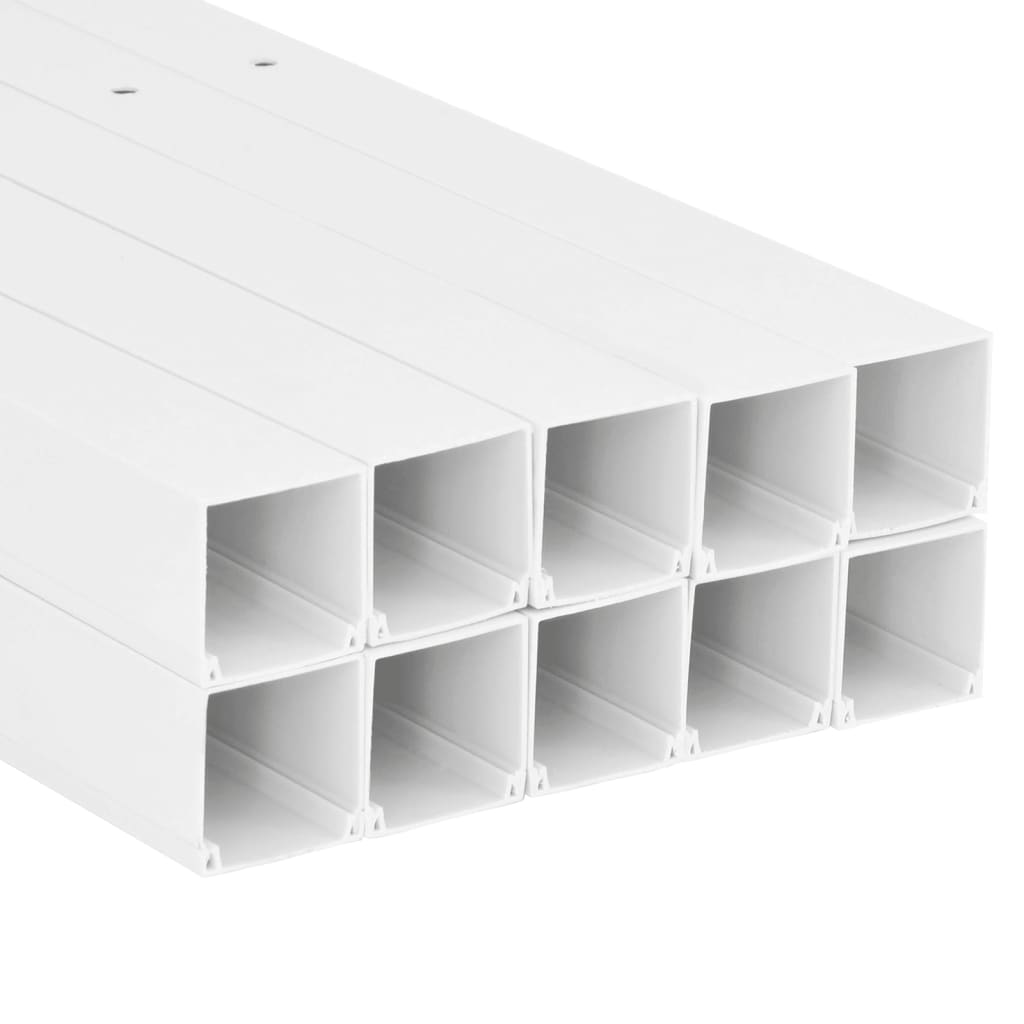 vidaXL Cable Trunking 40x25 mm 10 m PVC