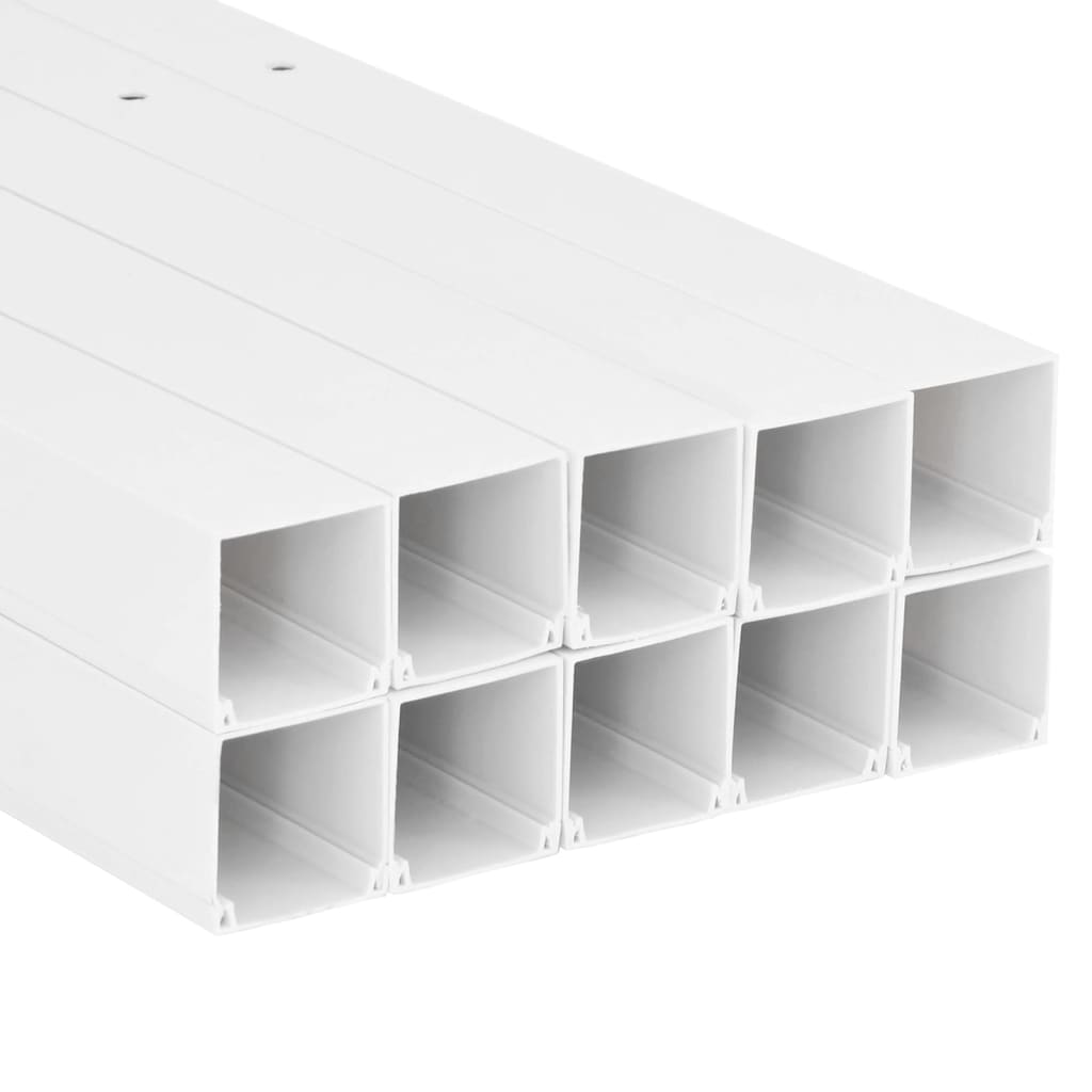 vidaXL Cable Trunking 100x60 mm 10 m PVC