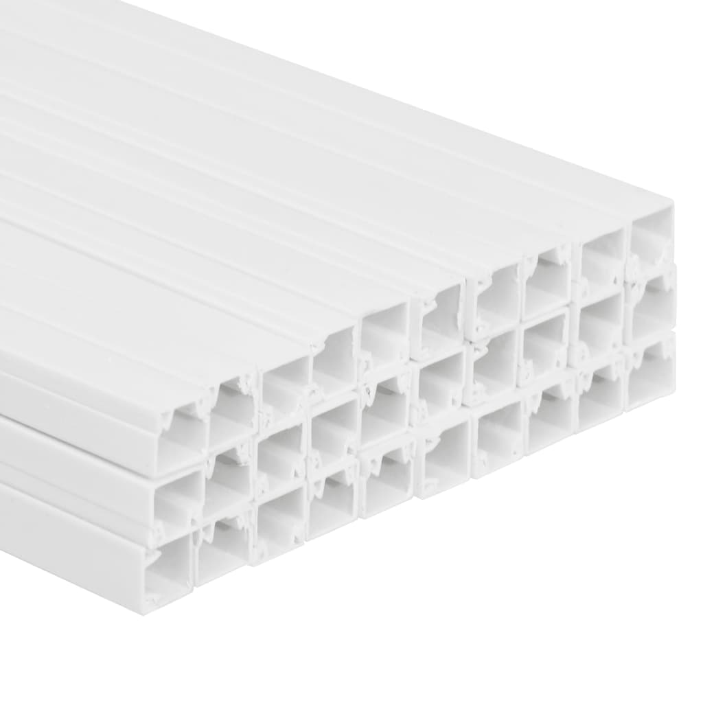 vidaXL Cable Trunking 10x10 mm 30 m PVC