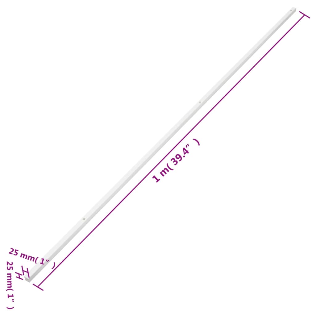 vidaXL Cable Trunking 25x25 mm 30 m PVC