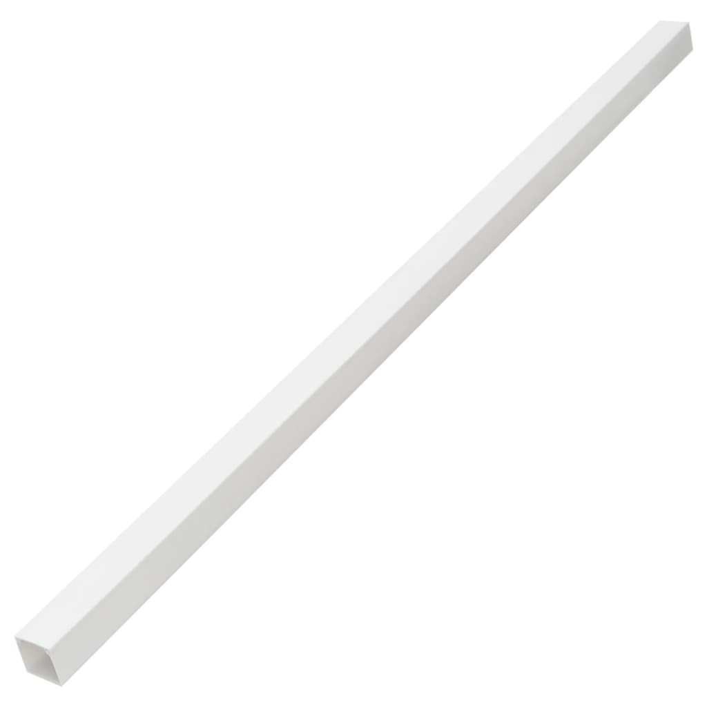 vidaXL Cable Trunking Self-Adhesive 15x10 mm 10 m PVC