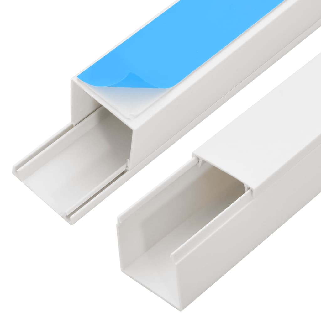 vidaXL Cable Trunking Self-Adhesive 15x10 mm 10 m PVC