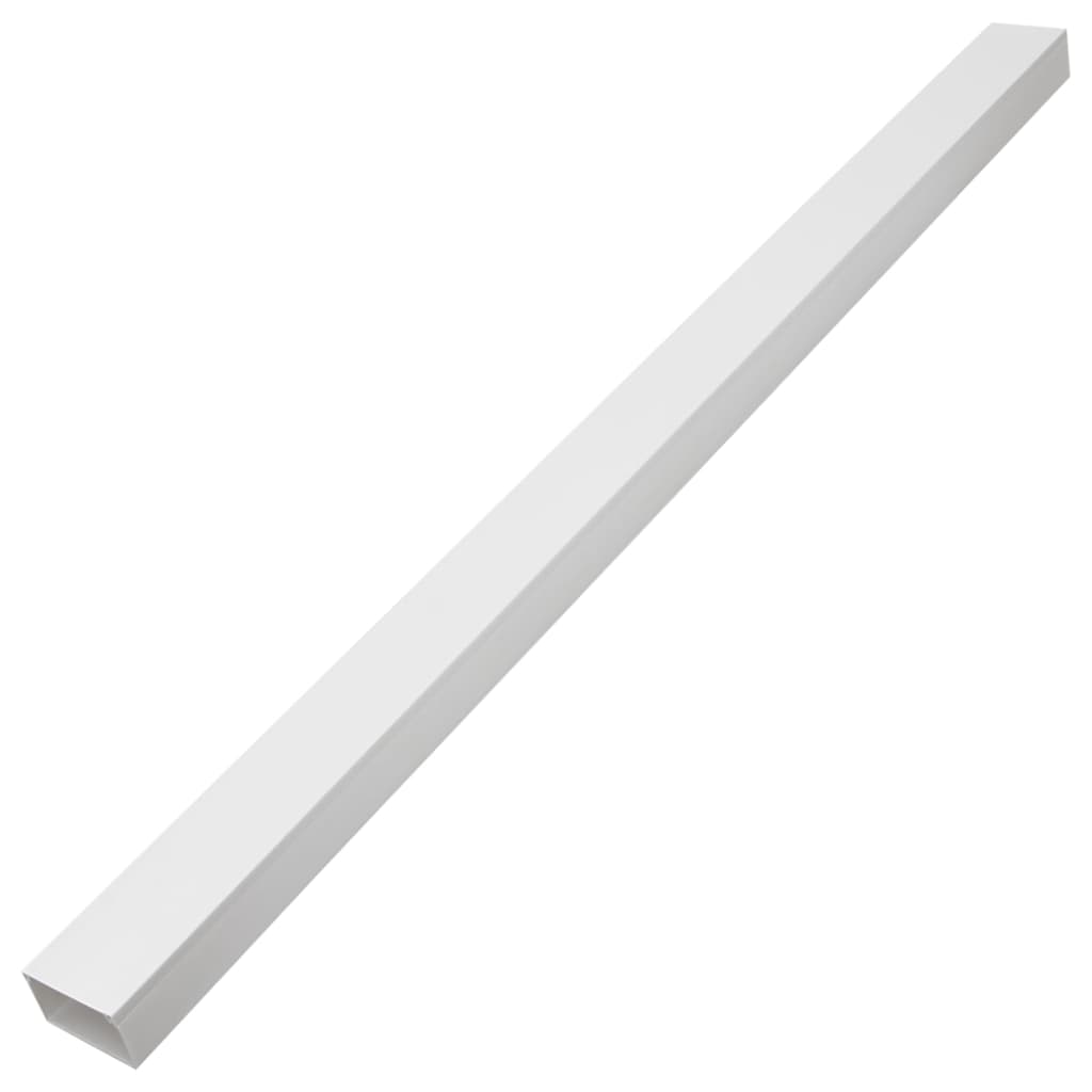 vidaXL Cable Trunking Self-Adhesive 100x60 mm 10 m PVC