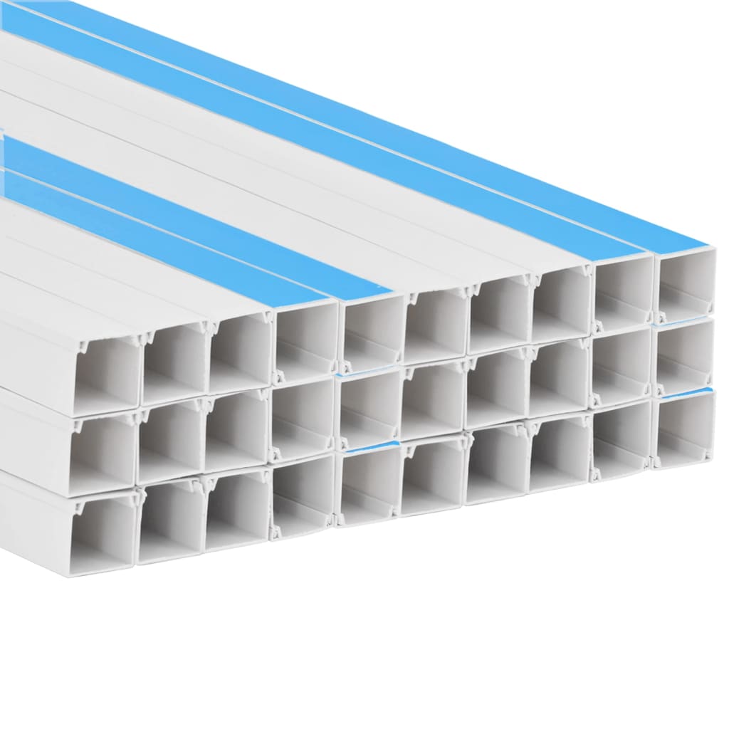 vidaXL Cable Trunking Self-Adhesive 15x10 mm 30 m PVC