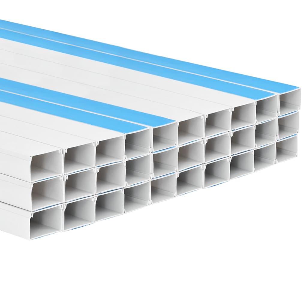 vidaXL Cable Trunking Self-Adhesive 60x40 mm 30 m PVC