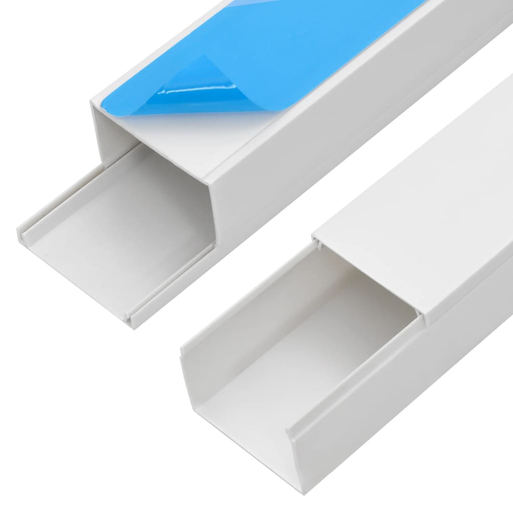 vidaXL Cable Trunking Self-Adhesive 100x40 mm 30 m PVC