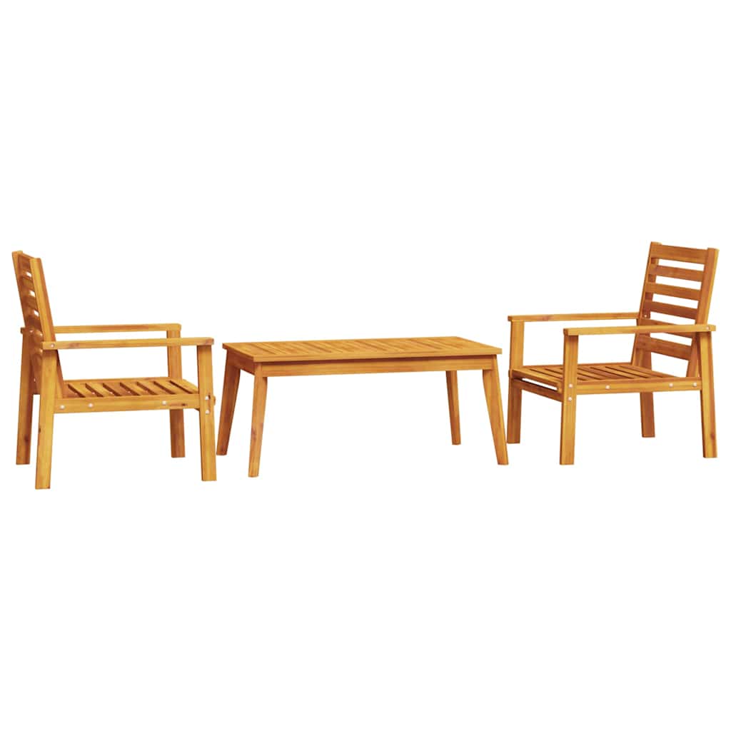 Garden Lounge Set | Natural Wood | Solid acacia wood | Medium | Durable