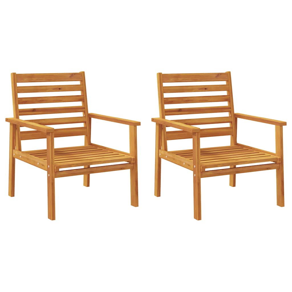 Garden Lounge Set | Natural Wood | Solid acacia wood | Medium | Durable