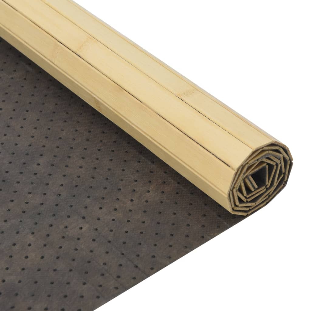 Rug Rectangular Light Nature 60x300 cm Bamboo