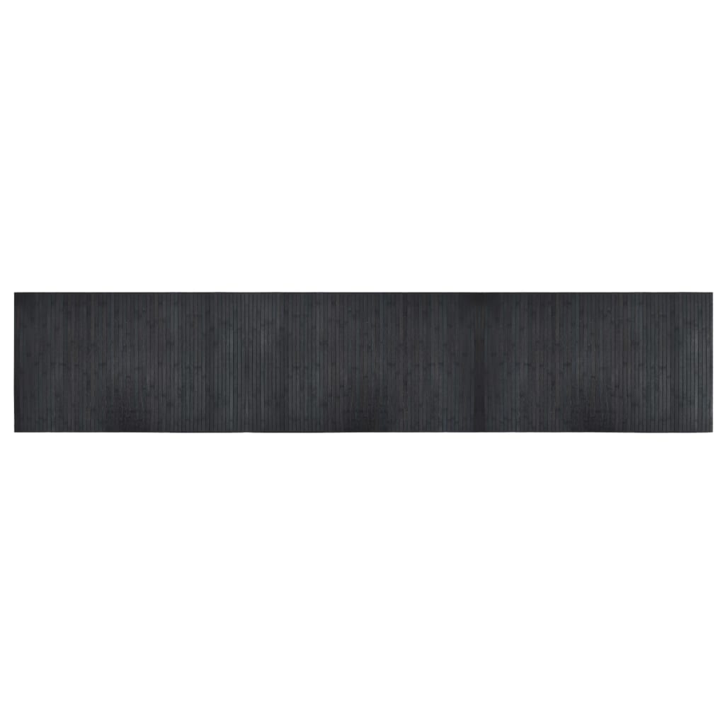 Rug Rectangular Grey 60x300 cm Bamboo