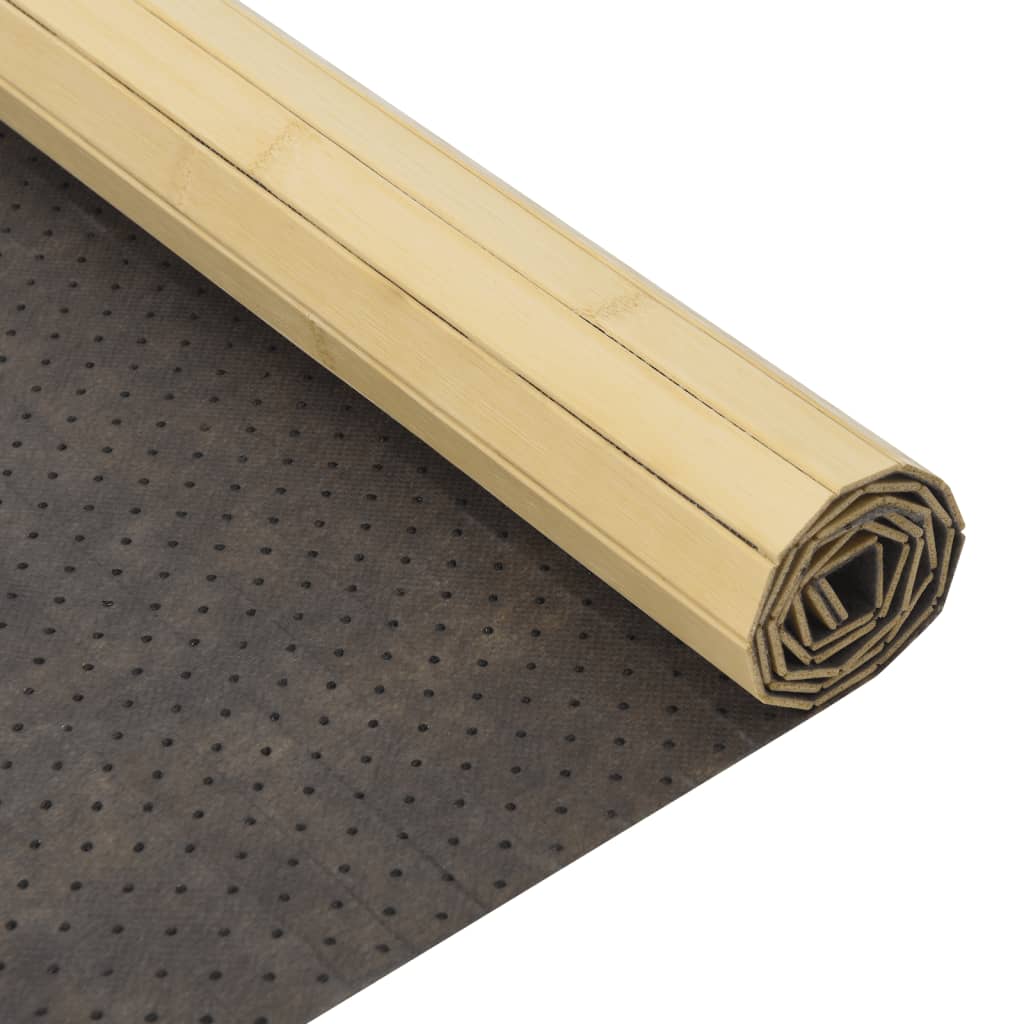 Rug Rectangular Light Nature 70x200 cm Bamboo