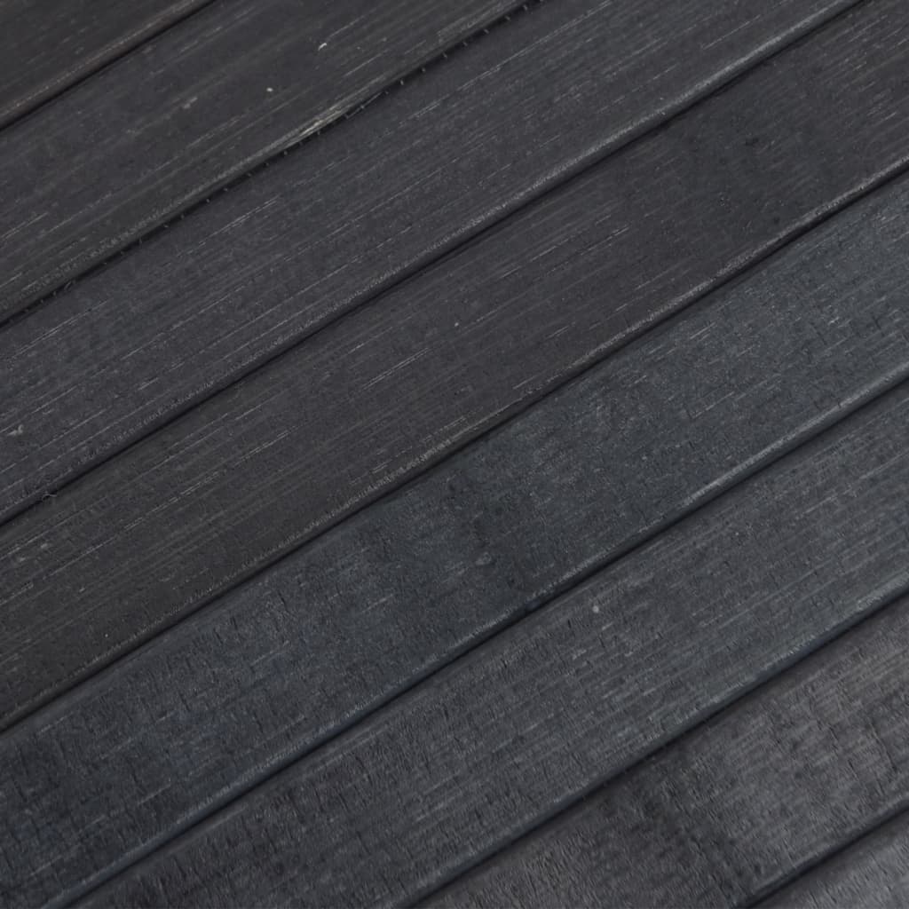 Rug Rectangular Grey 70x300 cm Bamboo