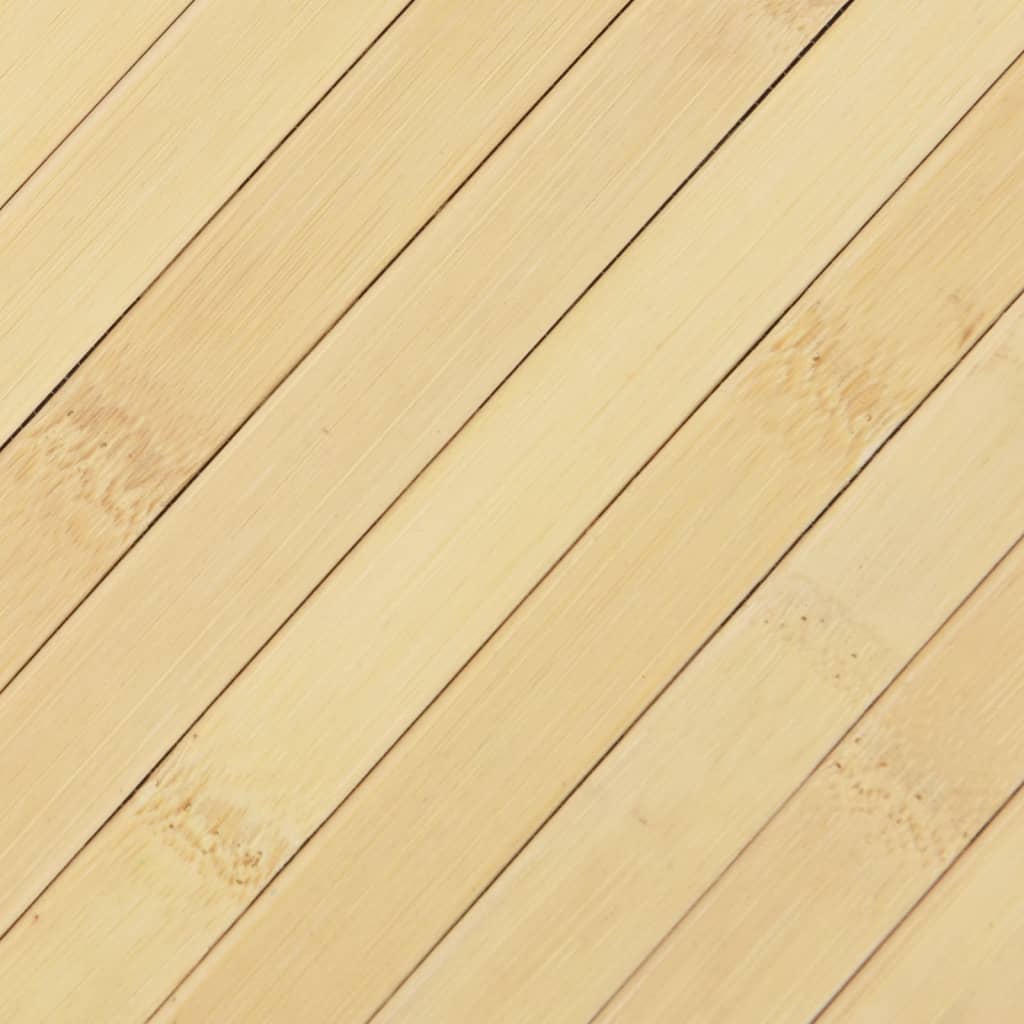 Rug Rectangular Light Nature 70x400 cm Bamboo