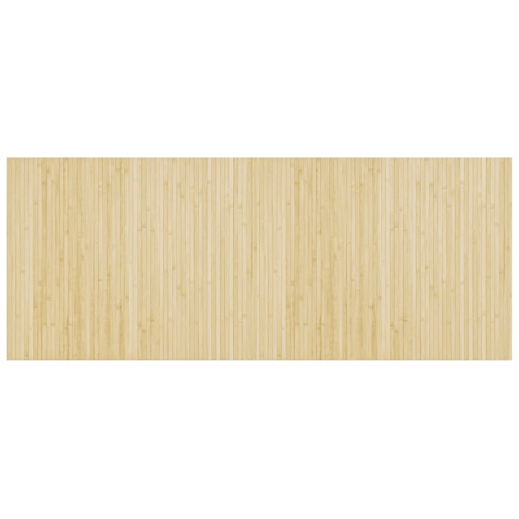 vidaXL Rug Rectangular Light Nature 80x200 cm Bamboo