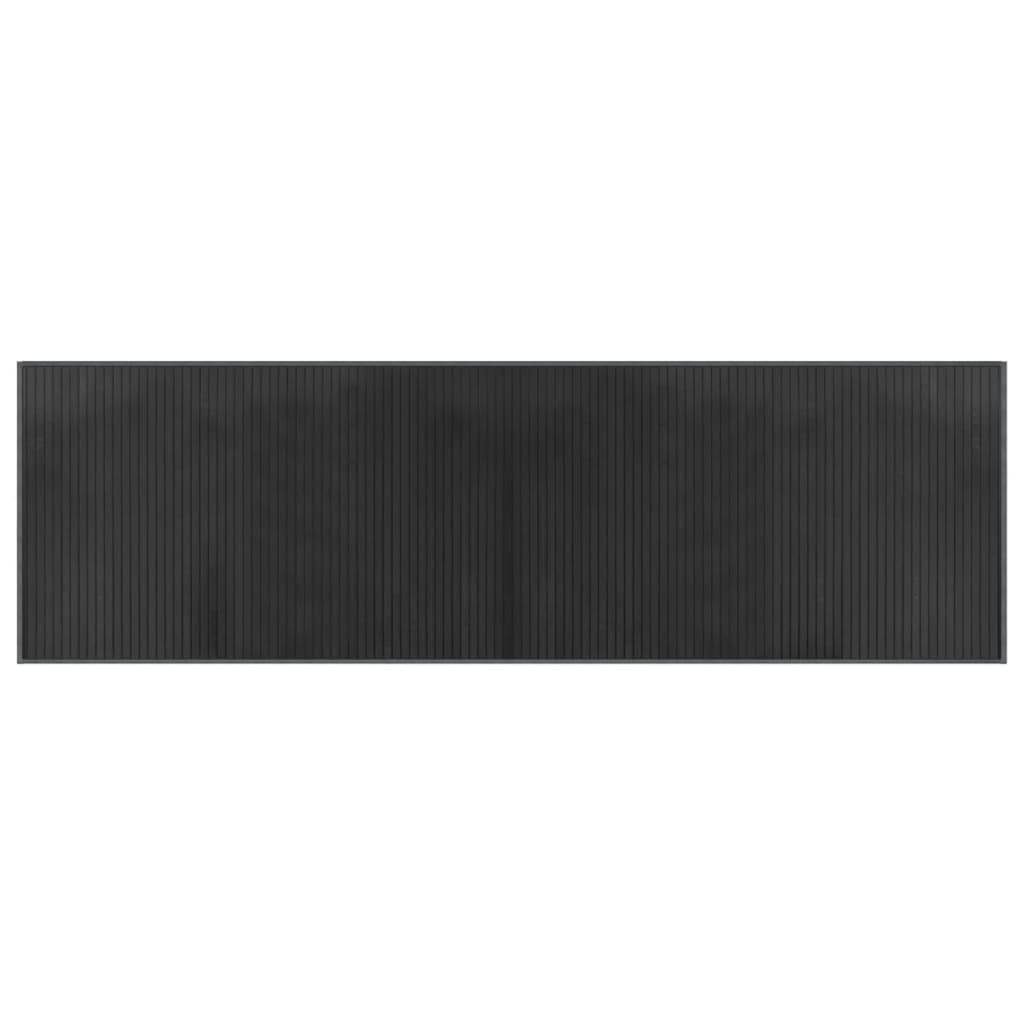 vidaXL Rug Rectangular Grey60x200 cm Bamboo