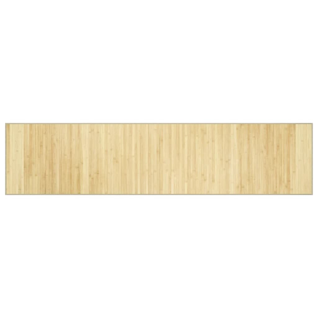 vidaXL Rug Rectangular Light Natural70x300 cm Bamboo