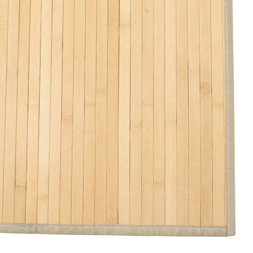 Rug Rectangular Light Natural80x100 cm Bamboo