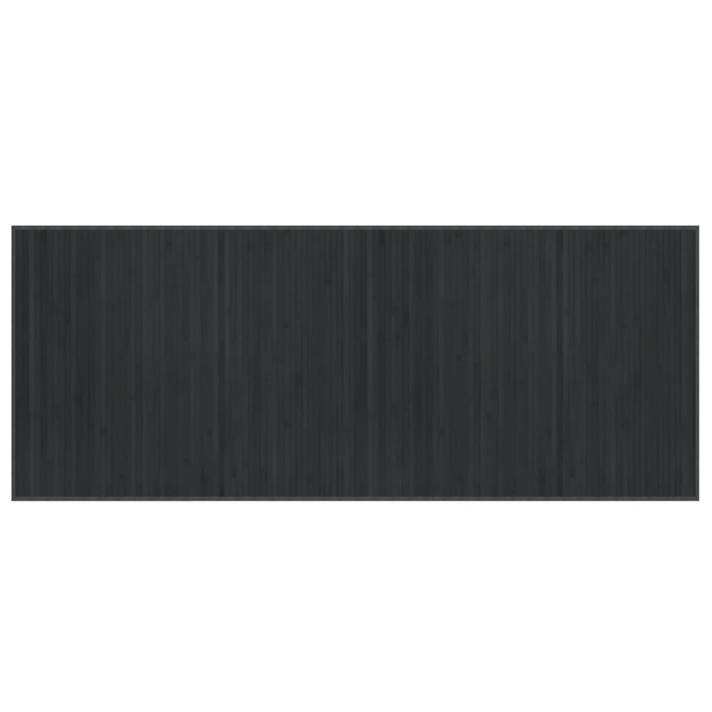 Rug Rectangular Grey80x200 cm Bamboo