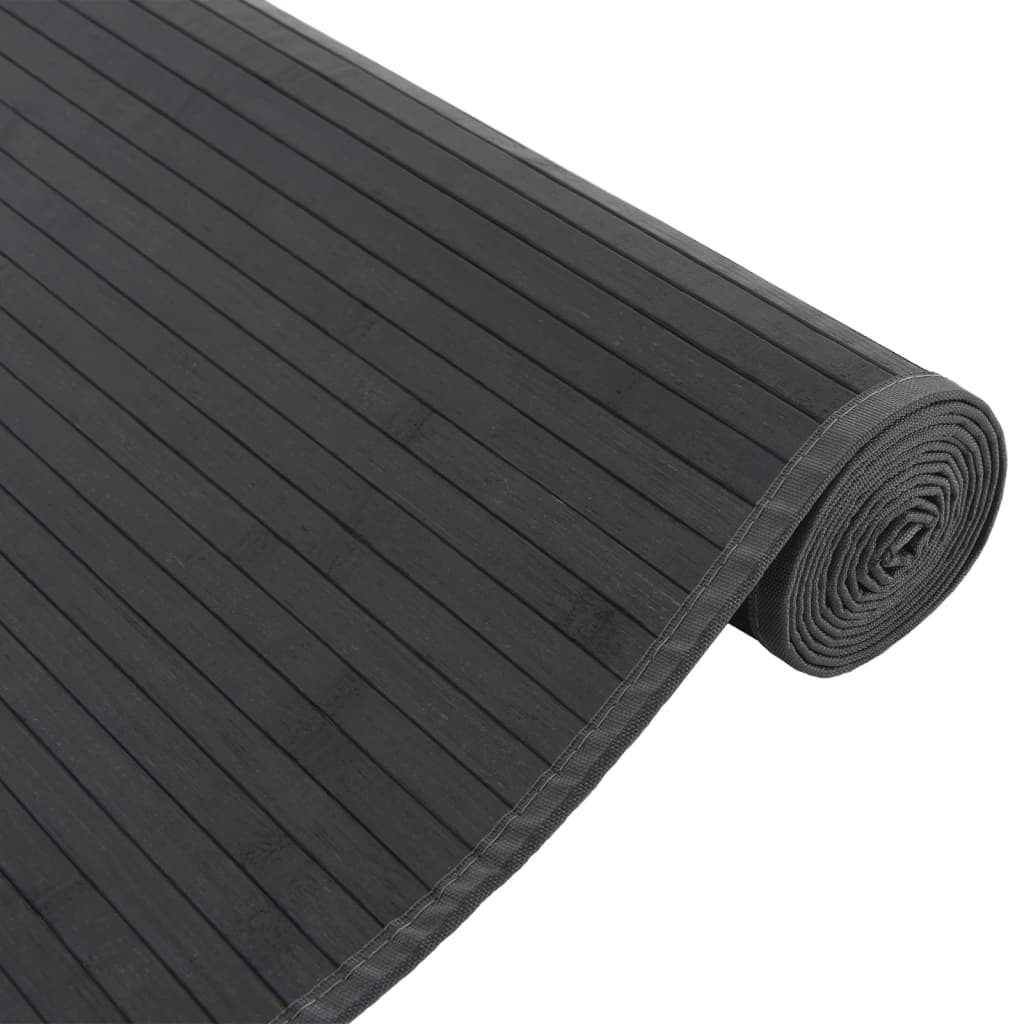 Rug Rectangular Grey80x200 cm Bamboo