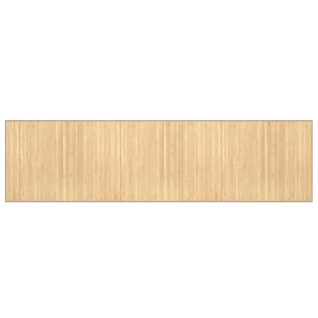 vidaXL Rug Rectangular Light Natural80x300 cm Bamboo