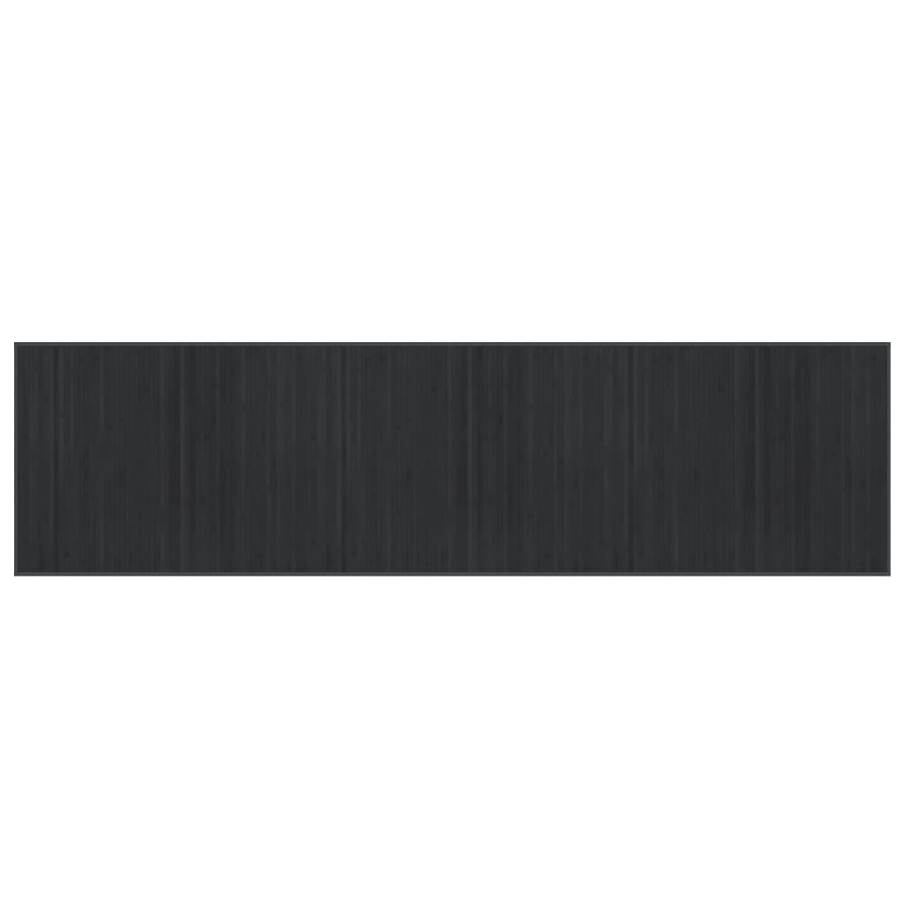Rug Rectangular Grey80x300 cm Bamboo
