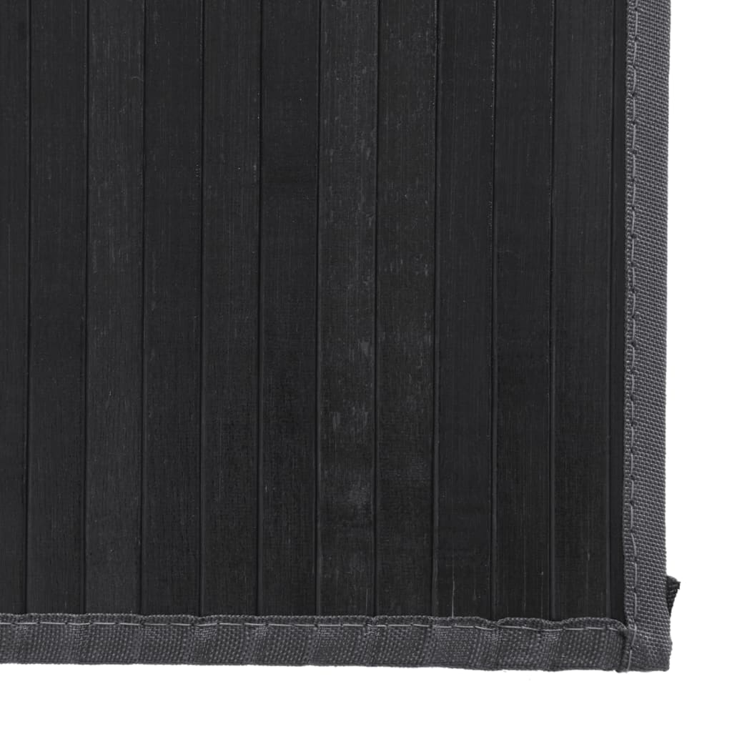 Rug Rectangular Grey80x300 cm Bamboo