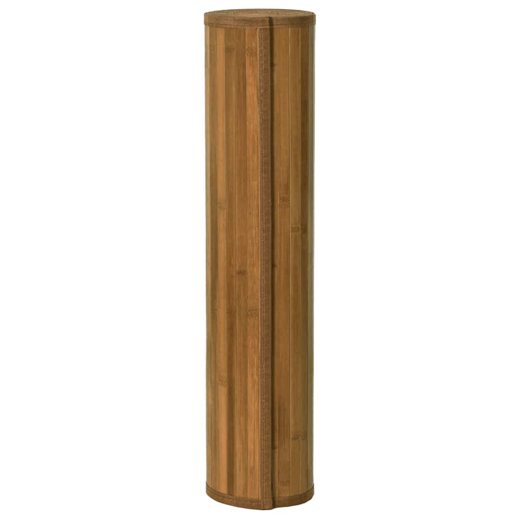Rug Rectangular Brown80x1000 cm Bamboo