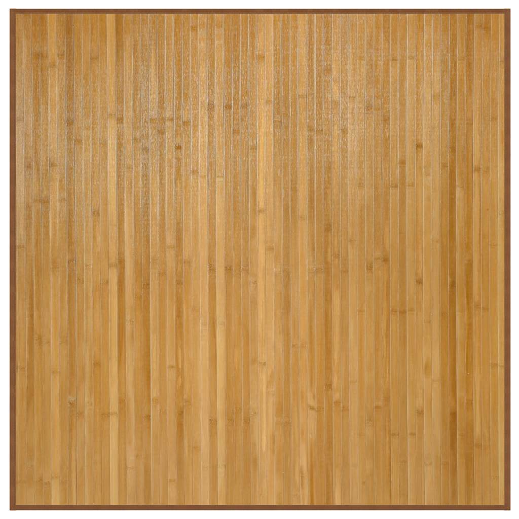Rug Square Natural100x100 cm Bamboo