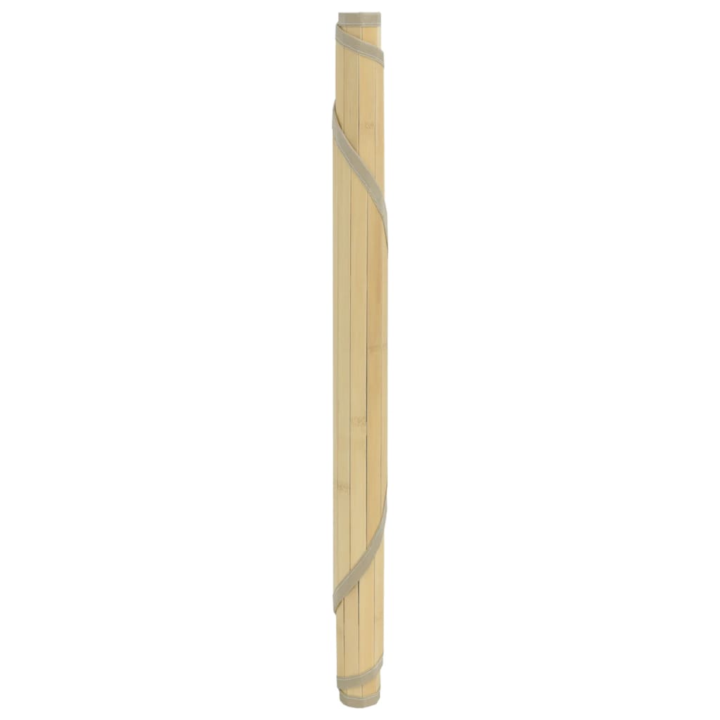 Rug Round Light Natural80 cm Bamboo