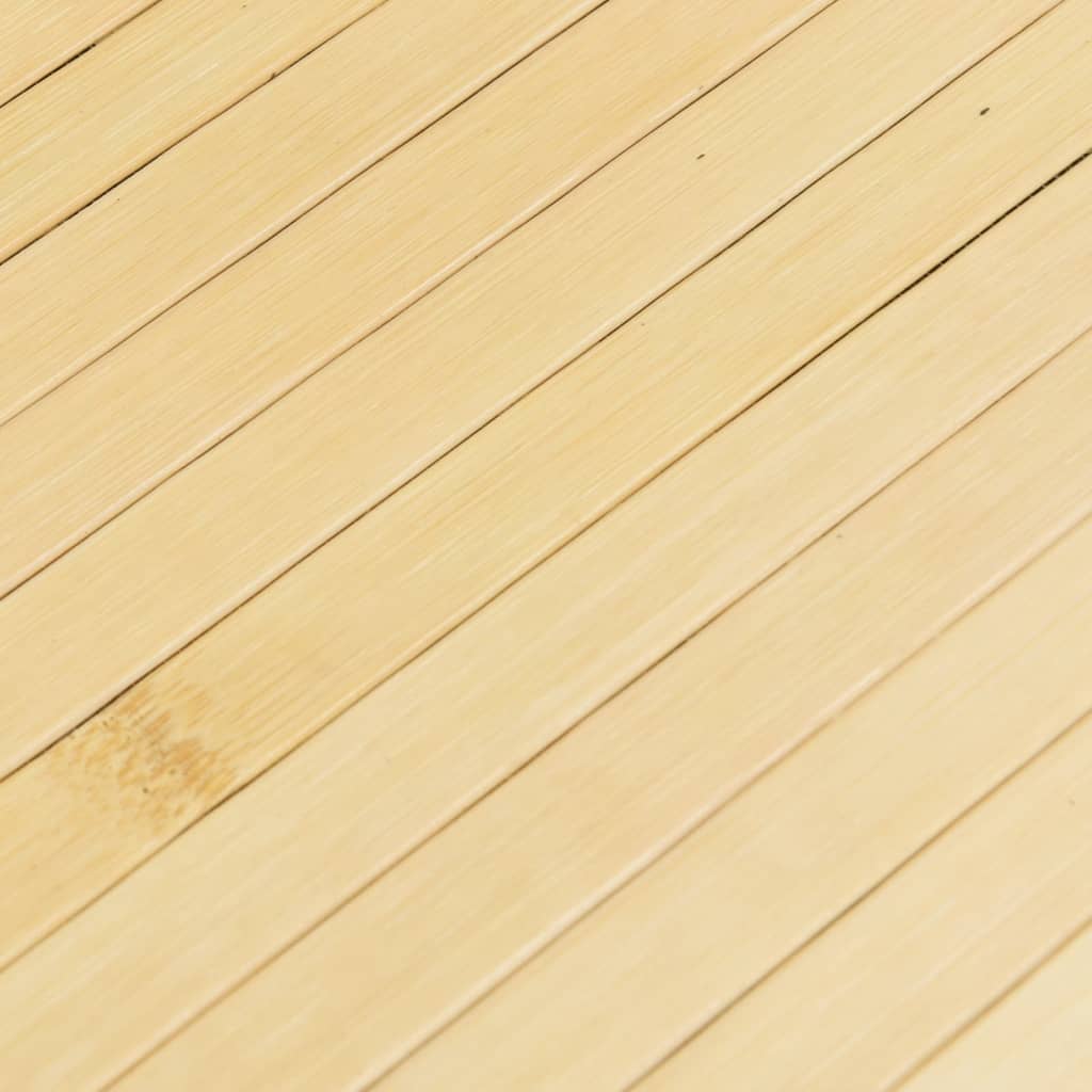 Rug Round Light Natural80 cm Bamboo