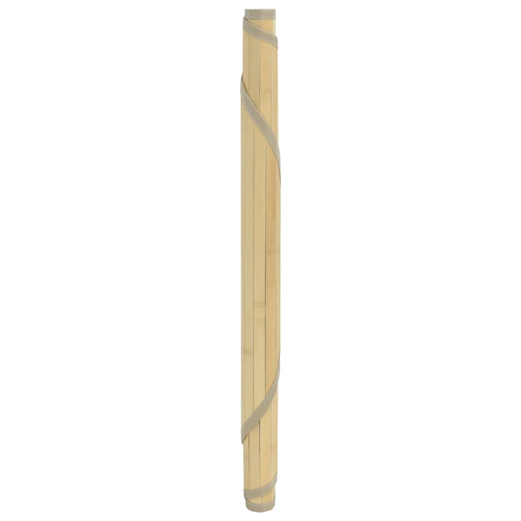 Rug Round Light Natural100 cm Bamboo