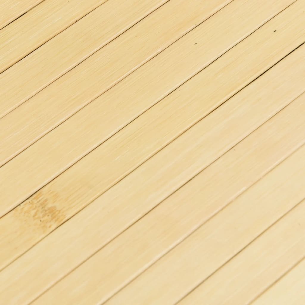 Rug Round Light Natural100 cm Bamboo