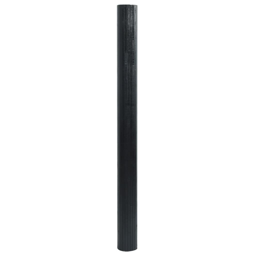 Room Divider Black Width 250 cm Height 165 cm Bamboo
