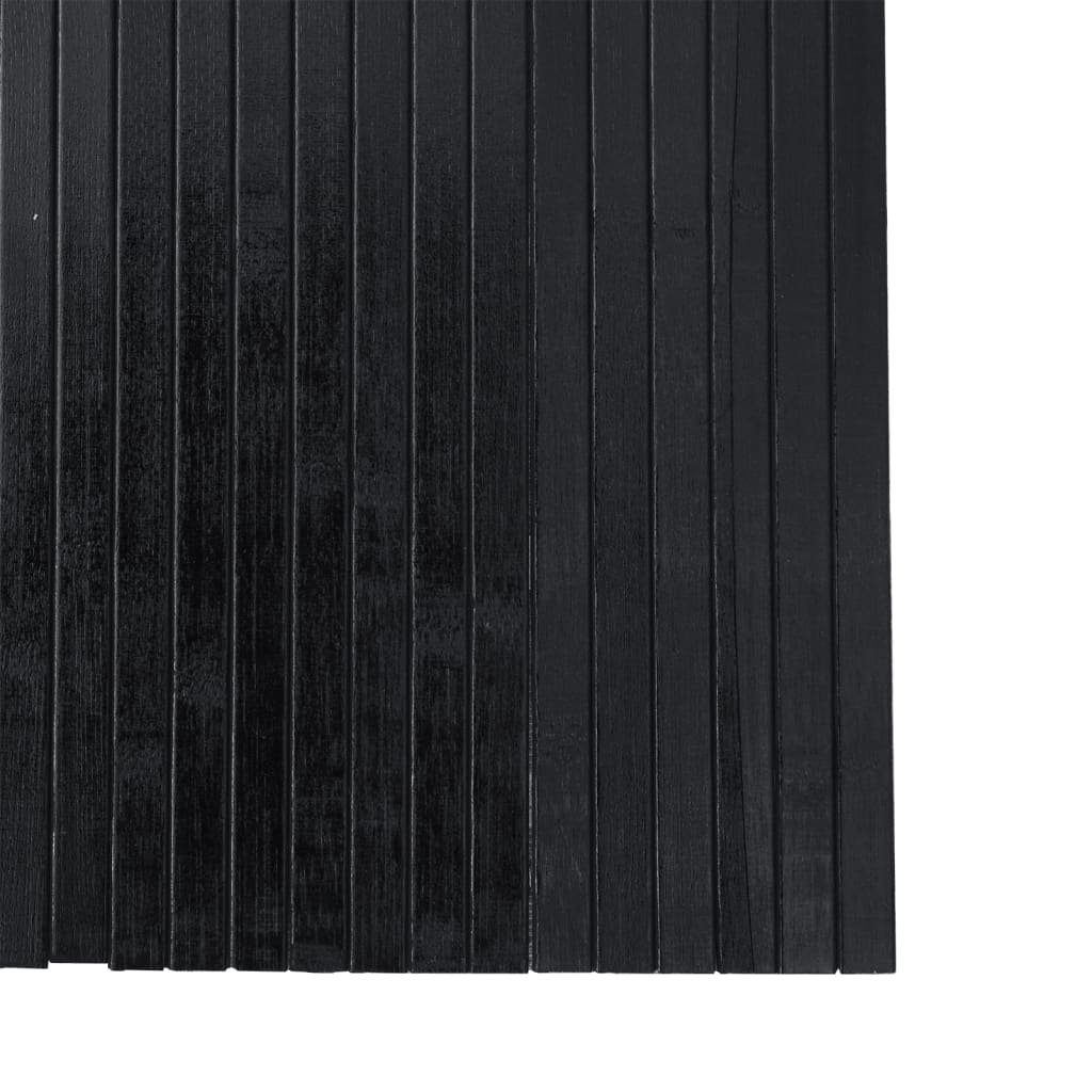 Room Divider Black Width 250 cm Height 165 cm Bamboo