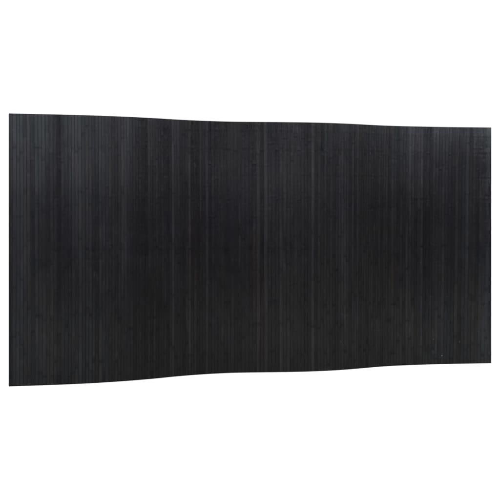 Room Divider Black Width 400 cm Height 165 cm Bamboo