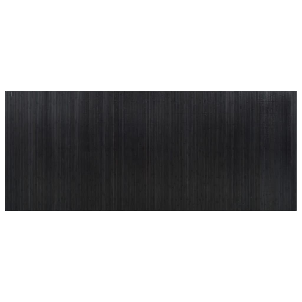 Room Divider Black Width 400 cm Height 165 cm Bamboo
