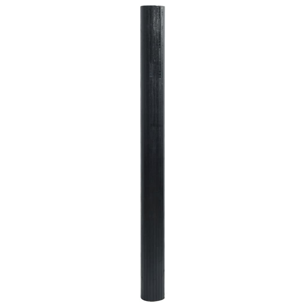 Room Divider Black Width 400 cm Height 165 cm Bamboo