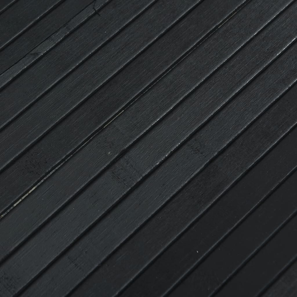 Room Divider Black Width 400 cm Height 165 cm Bamboo
