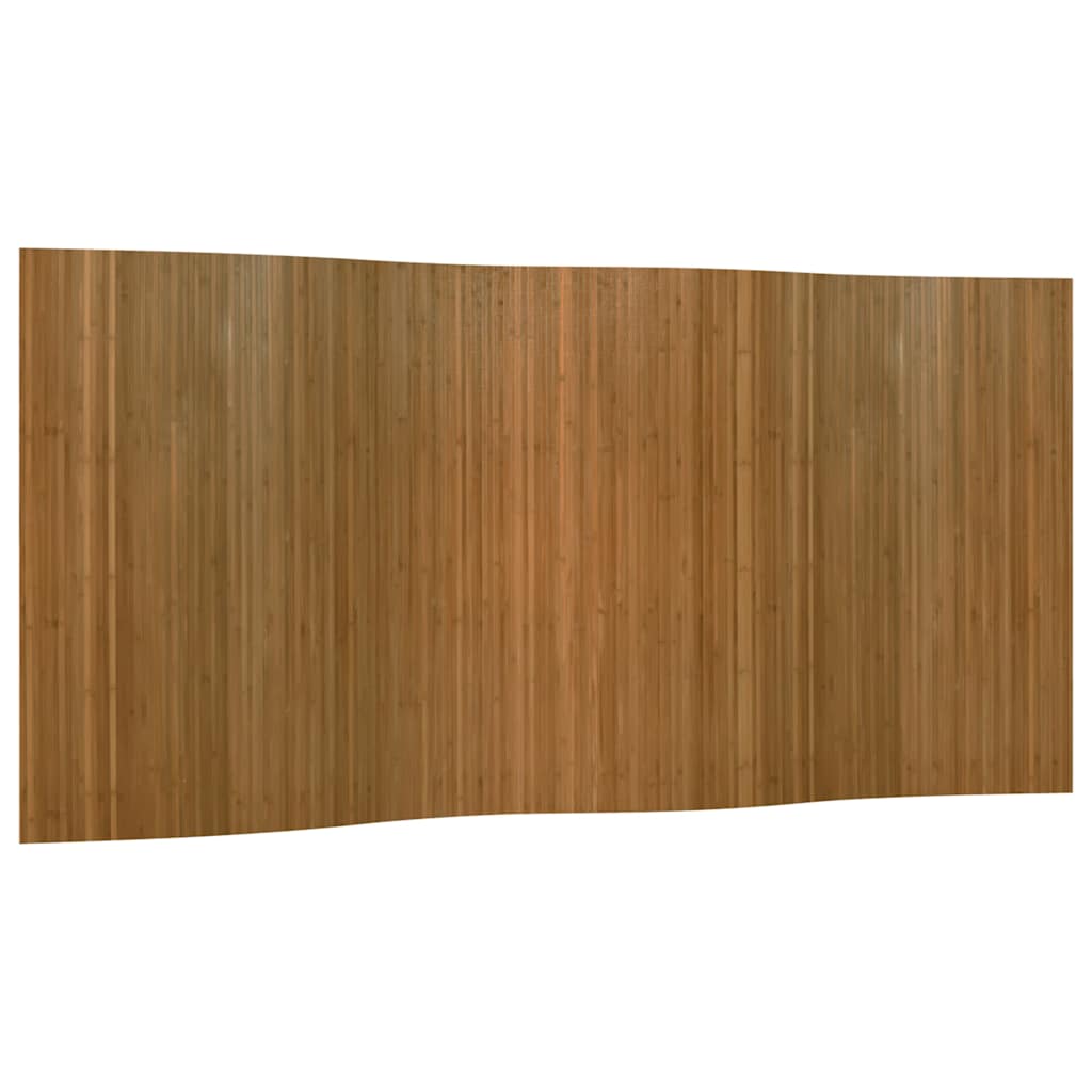 Room Divider Brown Width 400 cm Height 165 cm Bamboo