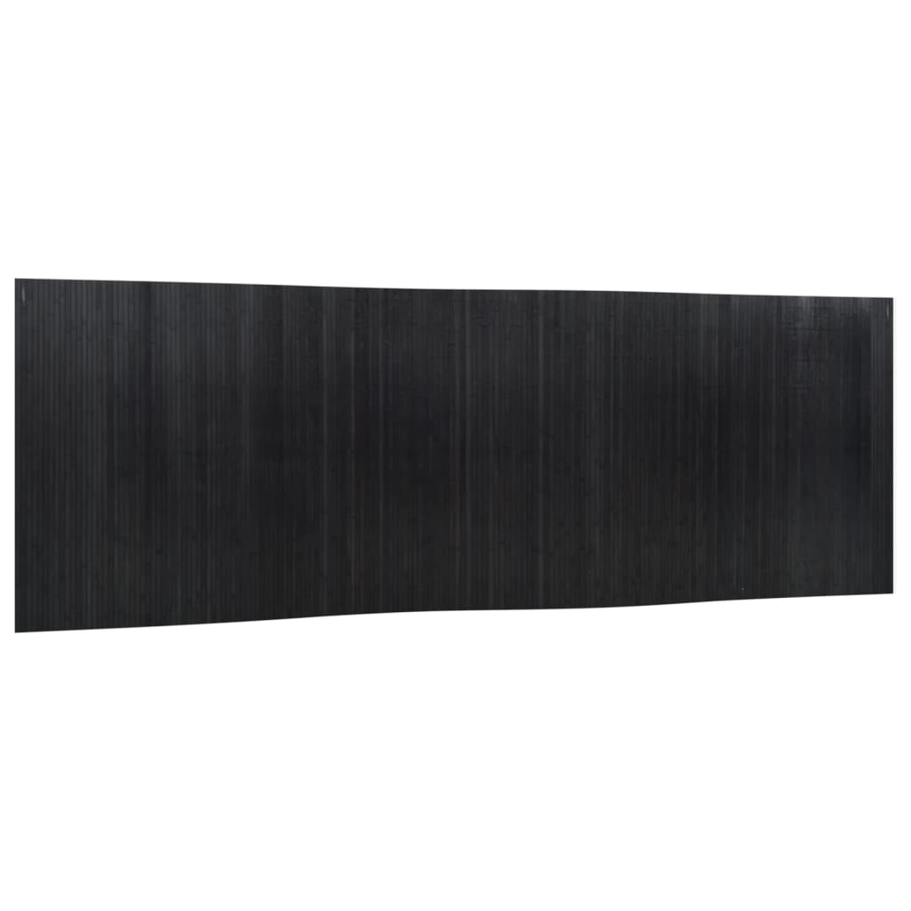 Room Divider Black Width 600 cm Height 165 cm Bamboo
