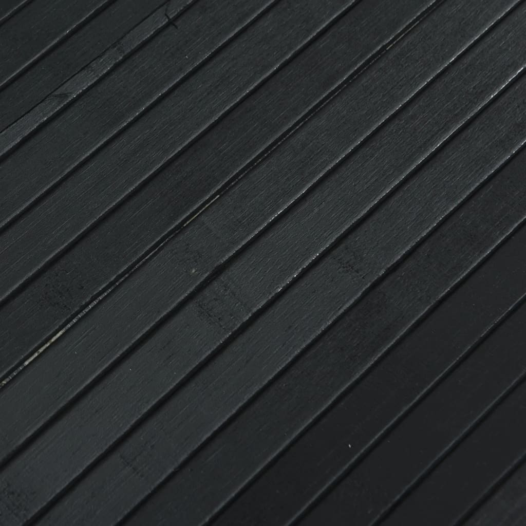 Room Divider Black Width 600 cm Height 165 cm Bamboo