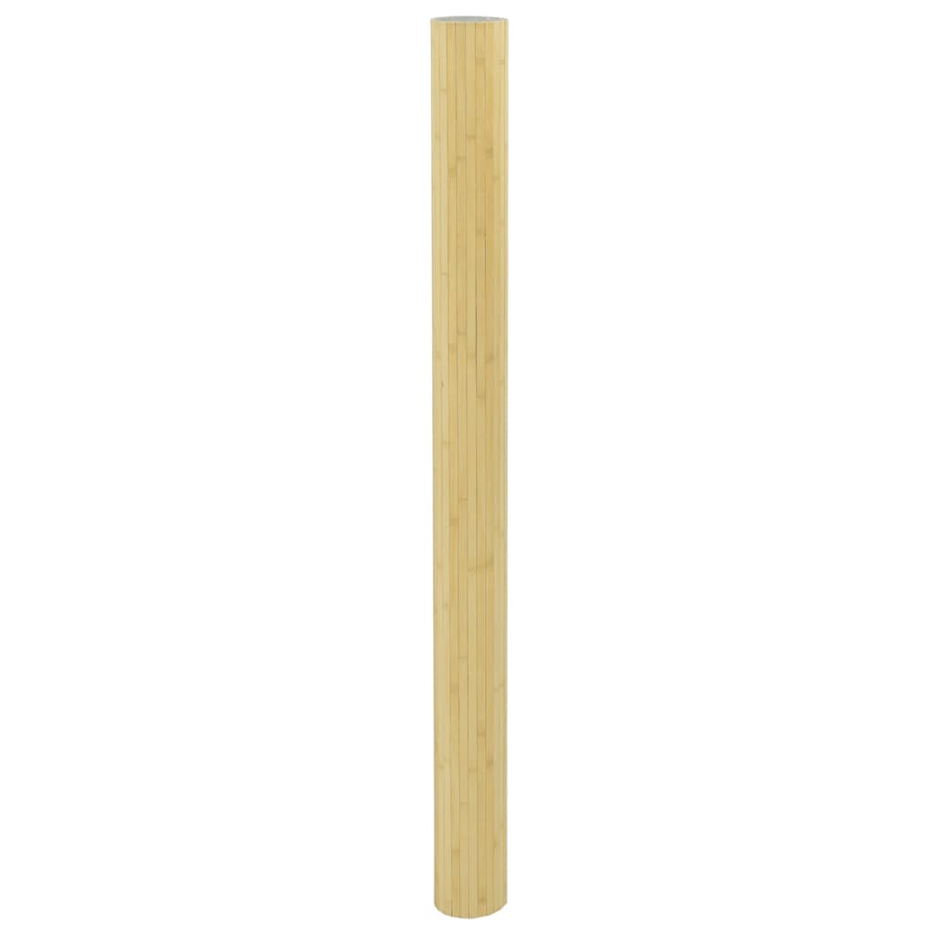 Room Divider Light Natural Width 600 cm Height 165 cm Bamboo
